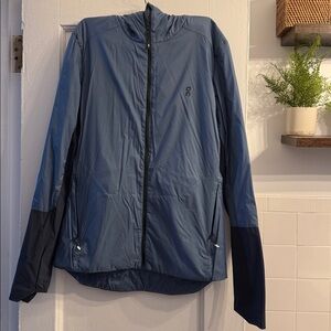 On Running Men's Blue and Navy Performance Jacket